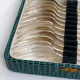 Cutlery set 36 pieces silver metal