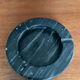 Vintage black marble ashtray and catchall.