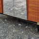 Wardrobe inlaid vintage shelves 50s, mirror