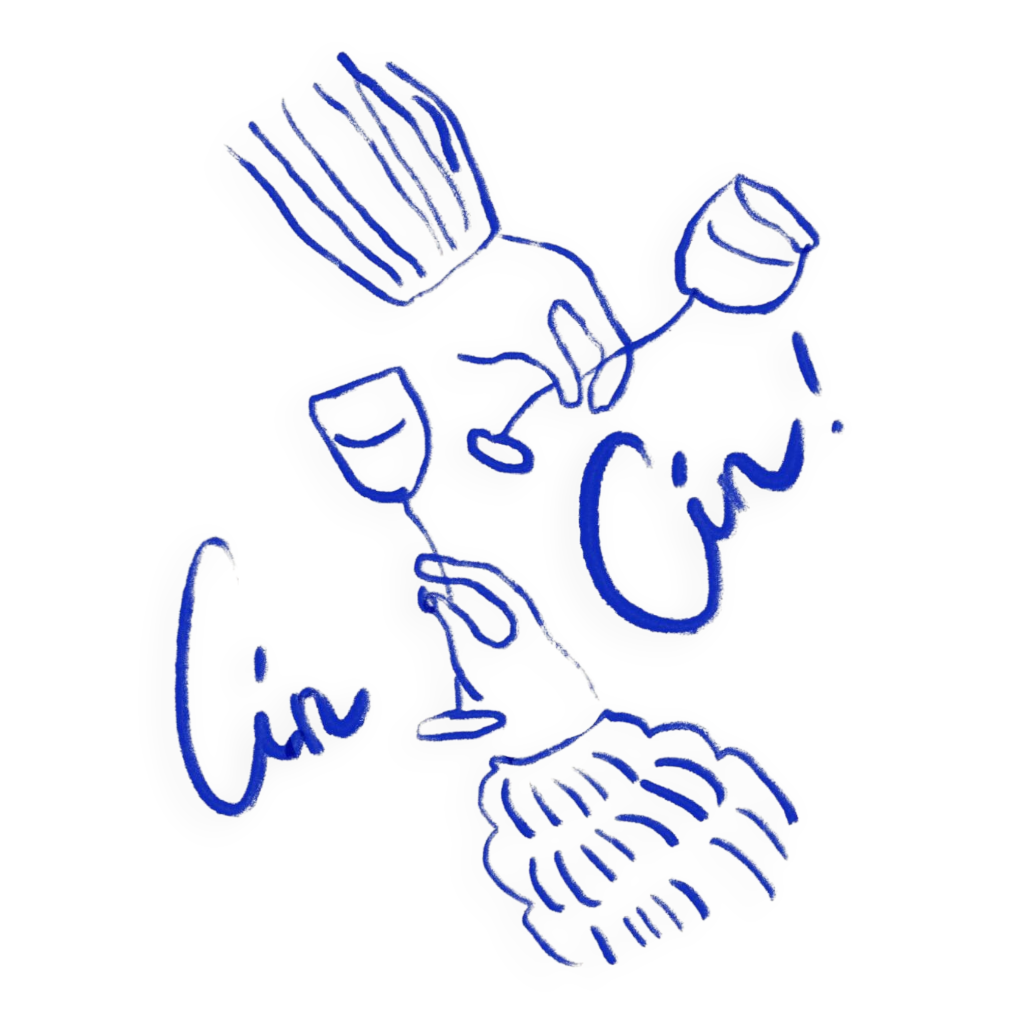 Naive Illustration giclee print, 50x70cm