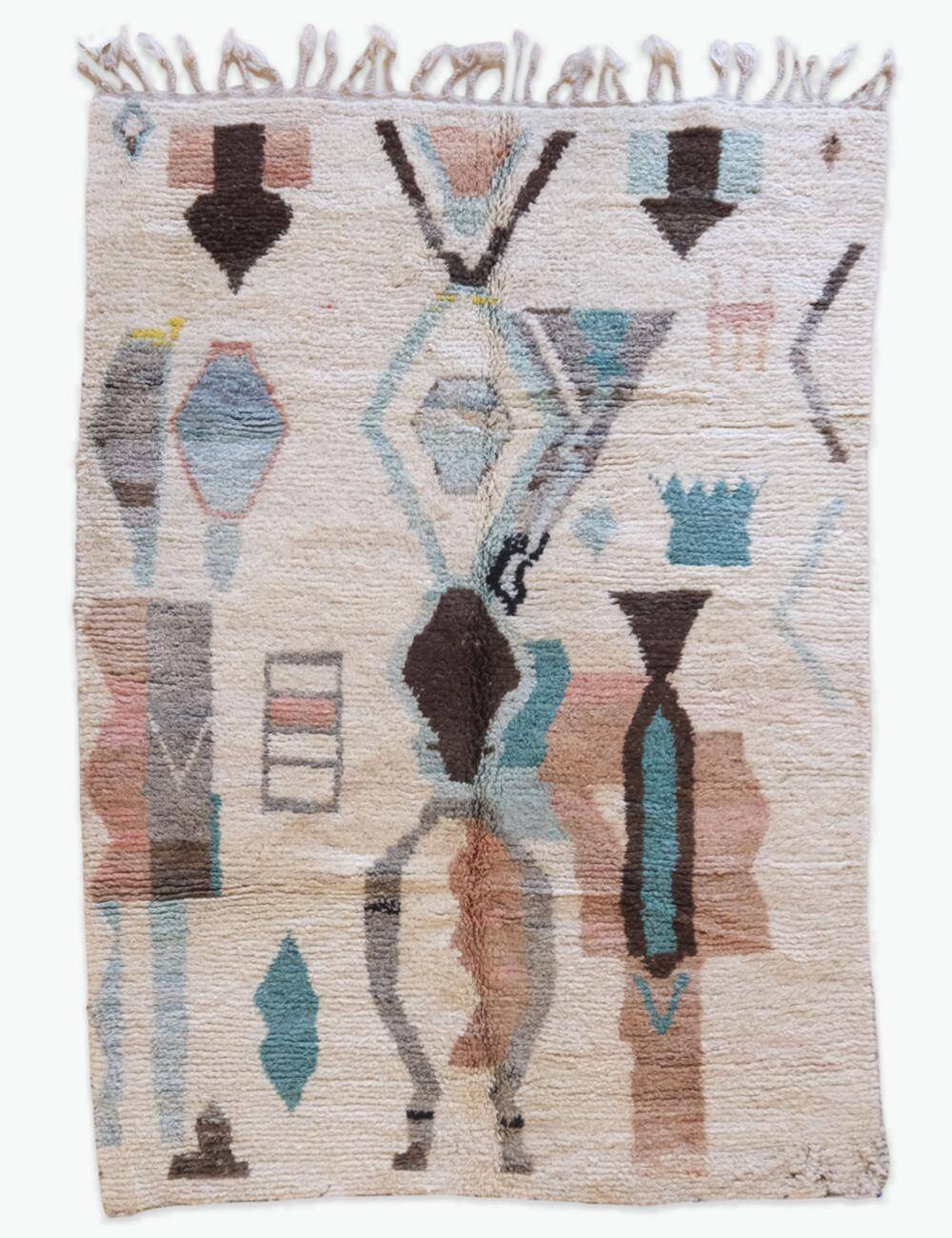 Natural Colors Rug from Morocco - 253 x 174 cm