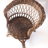 Rattan armchair for children