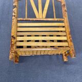 Vintage bamboo tiger wall shelf from the 70s.