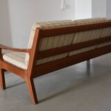 Teak and wool sofa by Juul Kristensen, mid-20th century