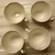 4 tasses terre de fer Digoin Sarreguemines