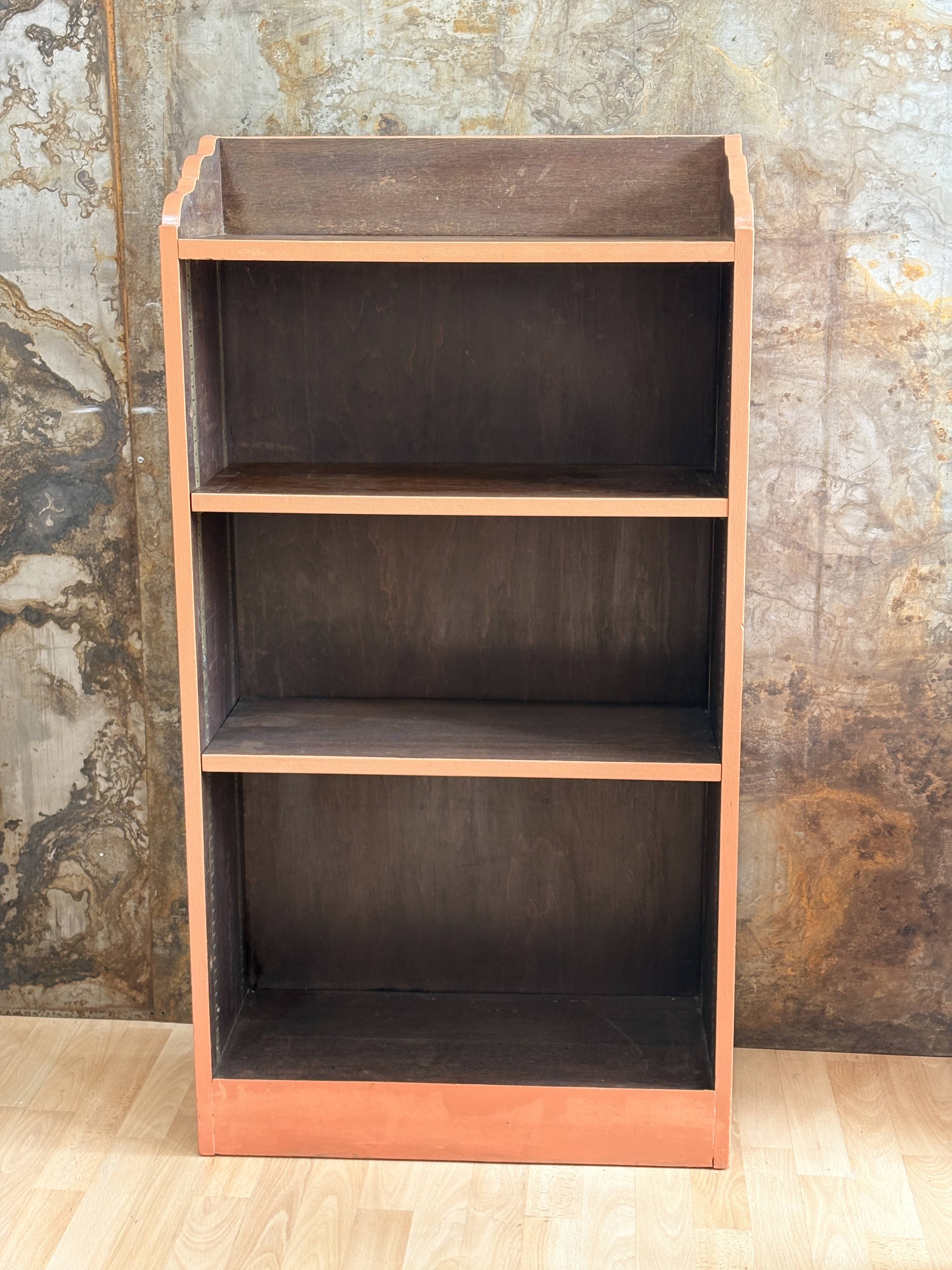 Wood and terracotta shelf