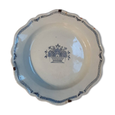 Old round plate