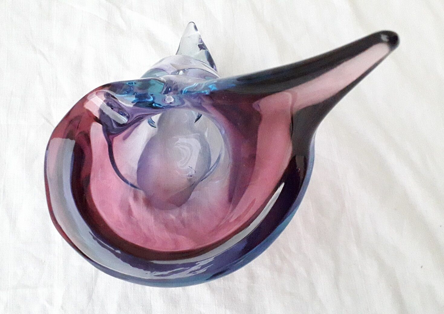 Ashtray shell glass