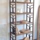 Vintage rattan library from the 70s