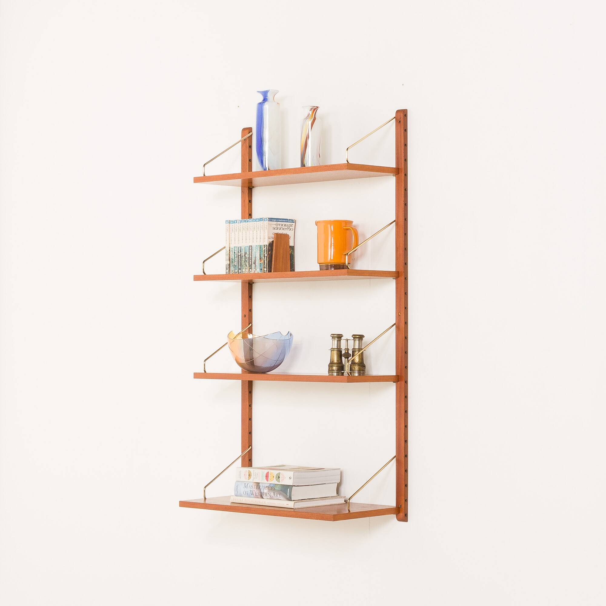 Poul Cadovius shelving unit in teak for Cado, Denmark, 1960s