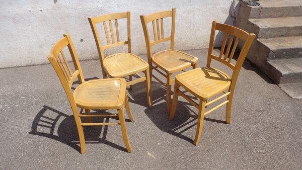 Set de 4 chaises Luterma bistrot