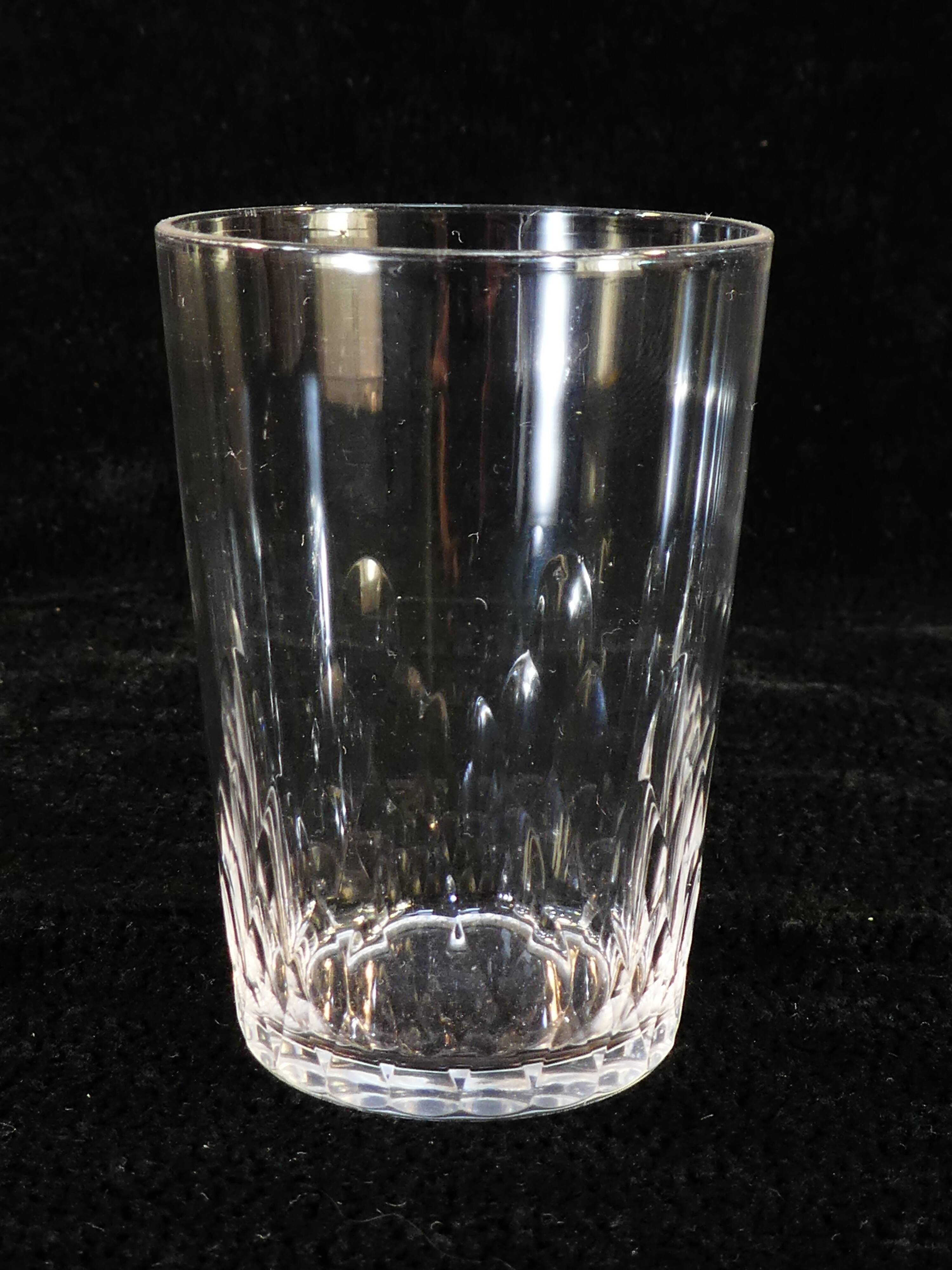Baccarat model richelieu 6 glasses crystal cups 6.8 cm