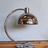 Vintage chrome metal desk lamp