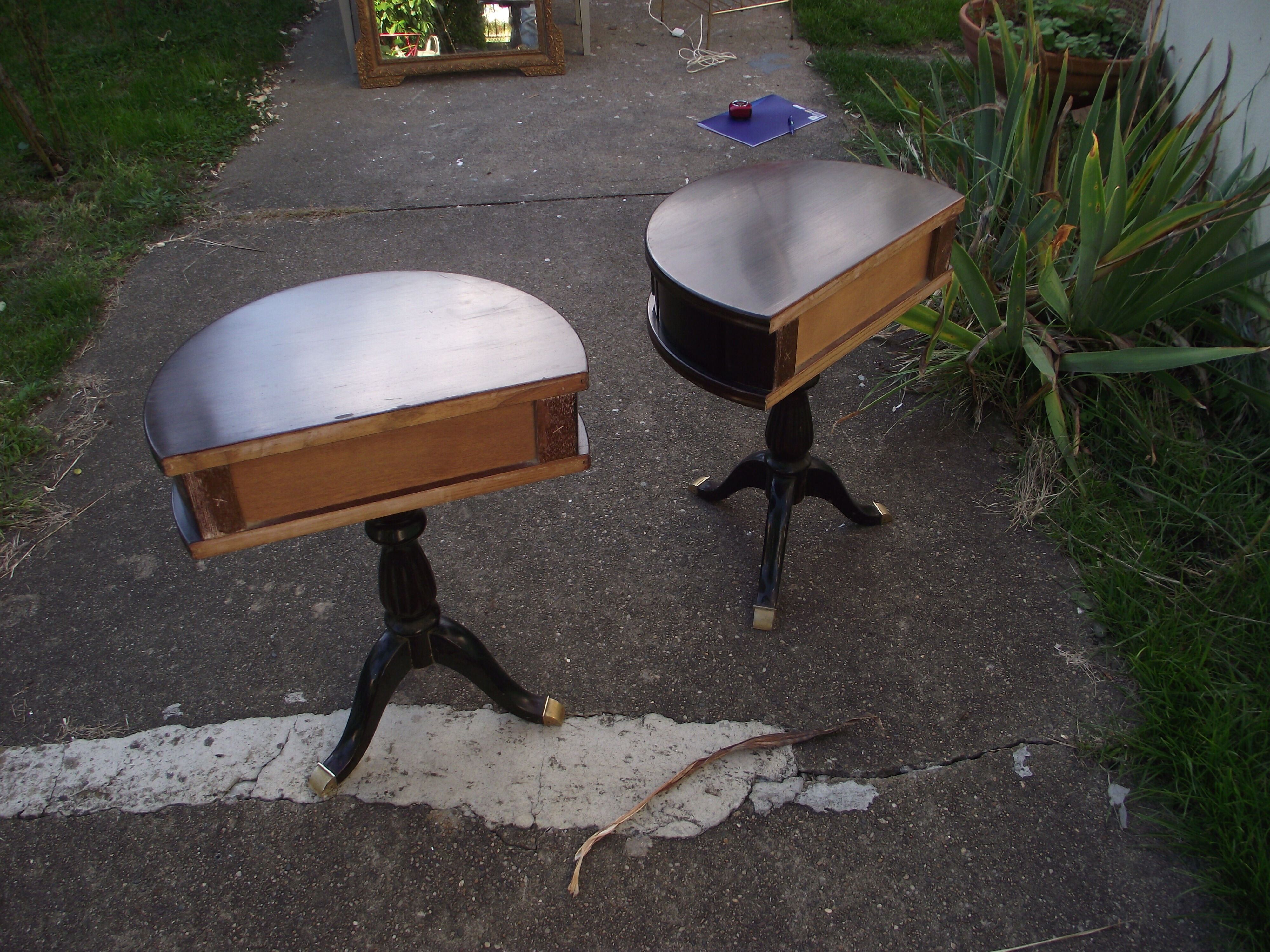 Pair of bedside tables 70s.