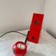 Vintage Space Age Red Magnetic Table Lamp by Brilliant Leuchten AG, Germany