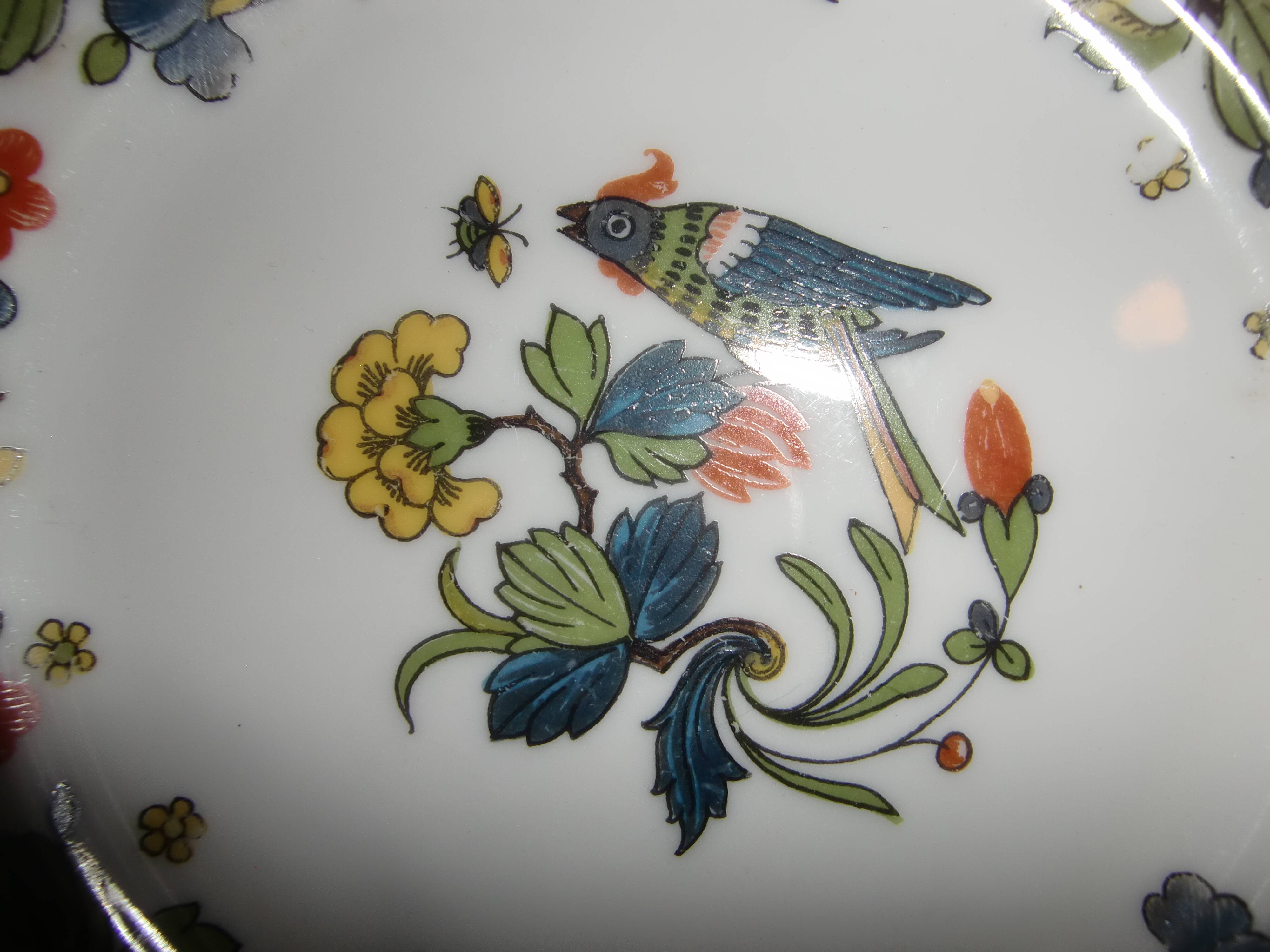 Lot de 9 petites assiettes à dessert des années 50