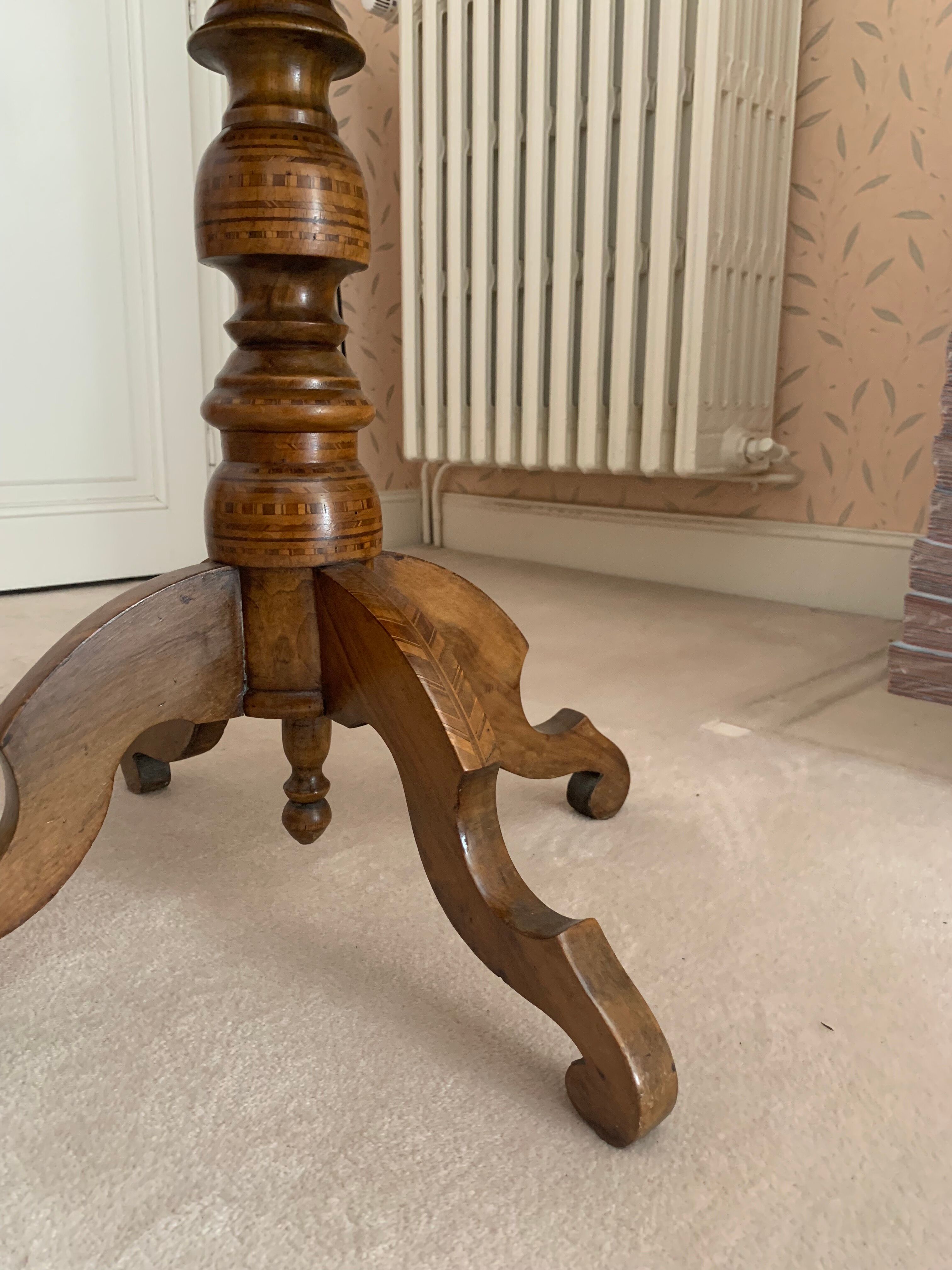 Marquetry table