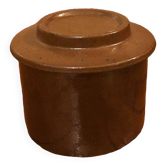 Stoneware butter dish with water reservoir