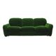 Green velour sofa, Italian design, 1970s, manufacturer: Busnelli, designer