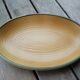 Flat oval saline sandstone