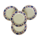 4 dessert plates of Badonviller model Mousmee 221009