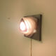 Mid-century grey metal wall light, The Netherlands 1960's