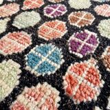 Shaggy carpet black background