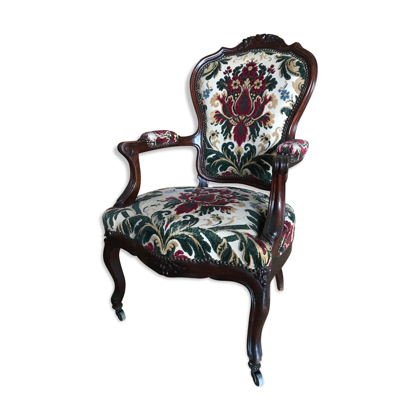 Authentic voltaire armchair 19th