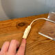 Minimalist design table lamp Harco Loor in plexiglass and perspex