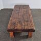 Table basse brutaliste en chêne, France années 1950