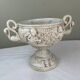 Ensemble Capodimonte – Coupe sur piédouche et plat décoratif