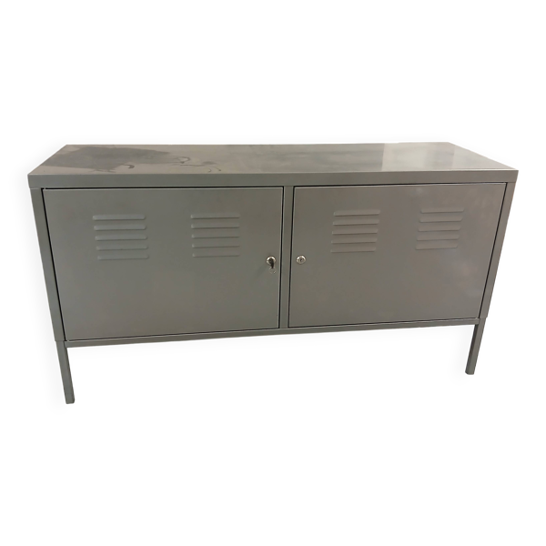 Petit meuble / enfilade indus  gris souris.