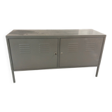 Petit meuble / enfilade indus  gris souris.