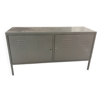 Petit meuble / enfilade indus  gris souris.