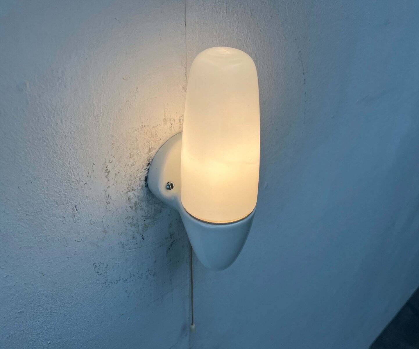 Mid-Century Modern German Ceramic 6065 Sconce by Wilhelm Wagenfeld for Lindner, 1950s, Set of 2