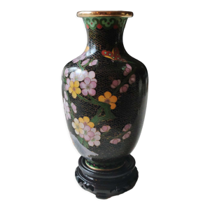 Vase chinois style antique en émail