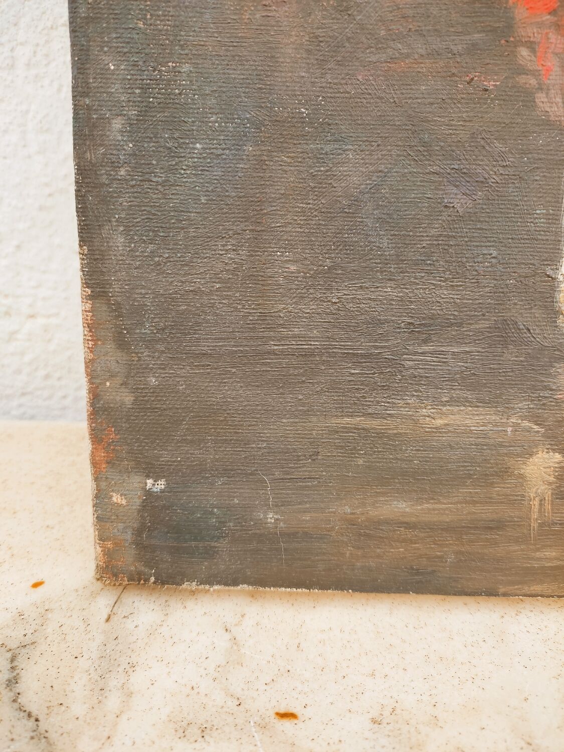 Acrylic on canvas, bouquet