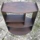 Art-Deco oval brown harness with shelves