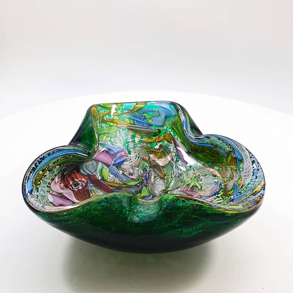 1950s Big Ashtray in Murano Glass by Dino Martens.