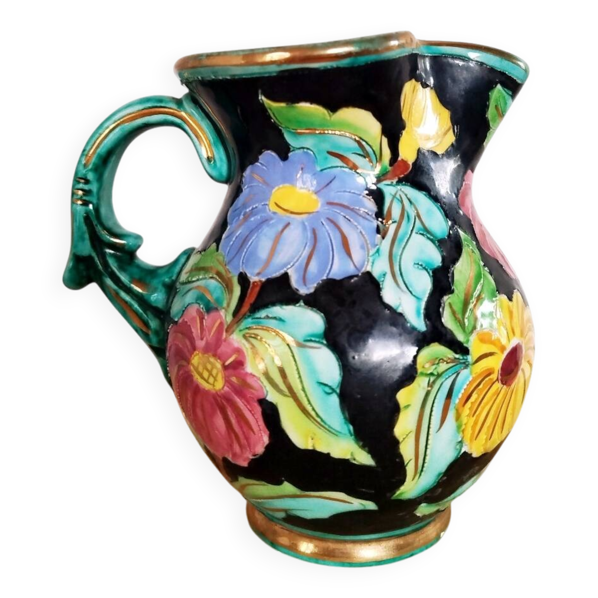 Ceramic enamelled jug Cerart Monaco
