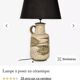 Ceramic lamp West Germany 1950s-60s