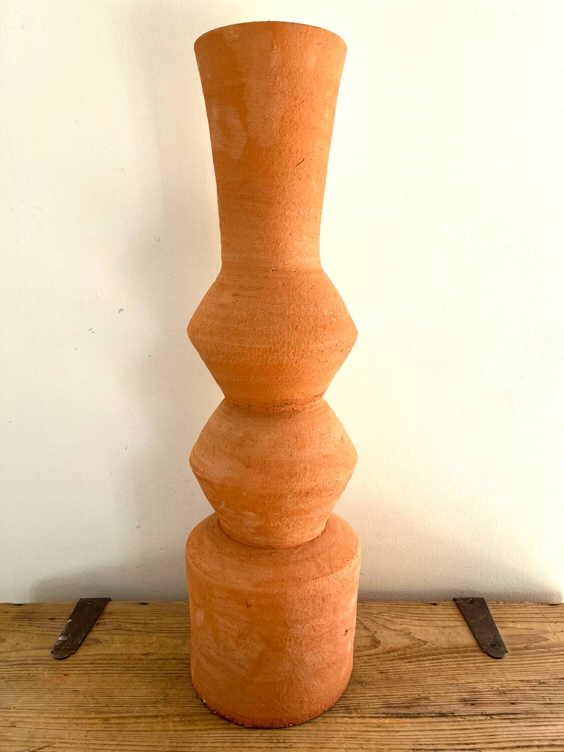 Clay pottery in fired clay