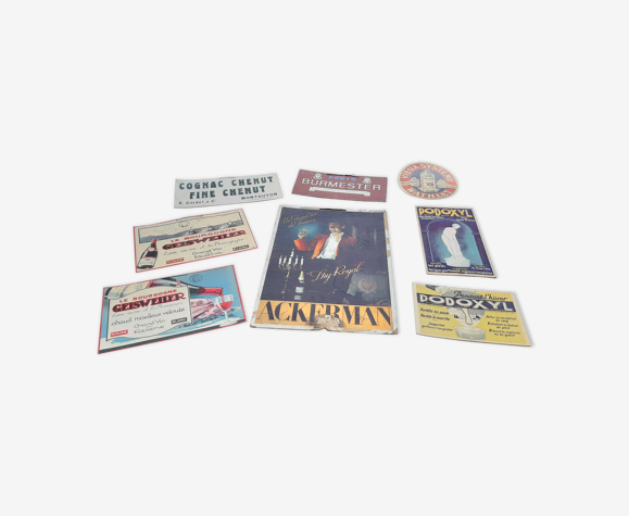 8 Publicités Cartonnés