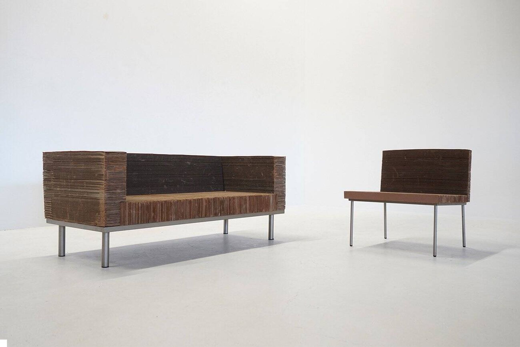 Set of Papel Sofa and Chair by Campana Brothers for Vitra, Switzerland, 1993