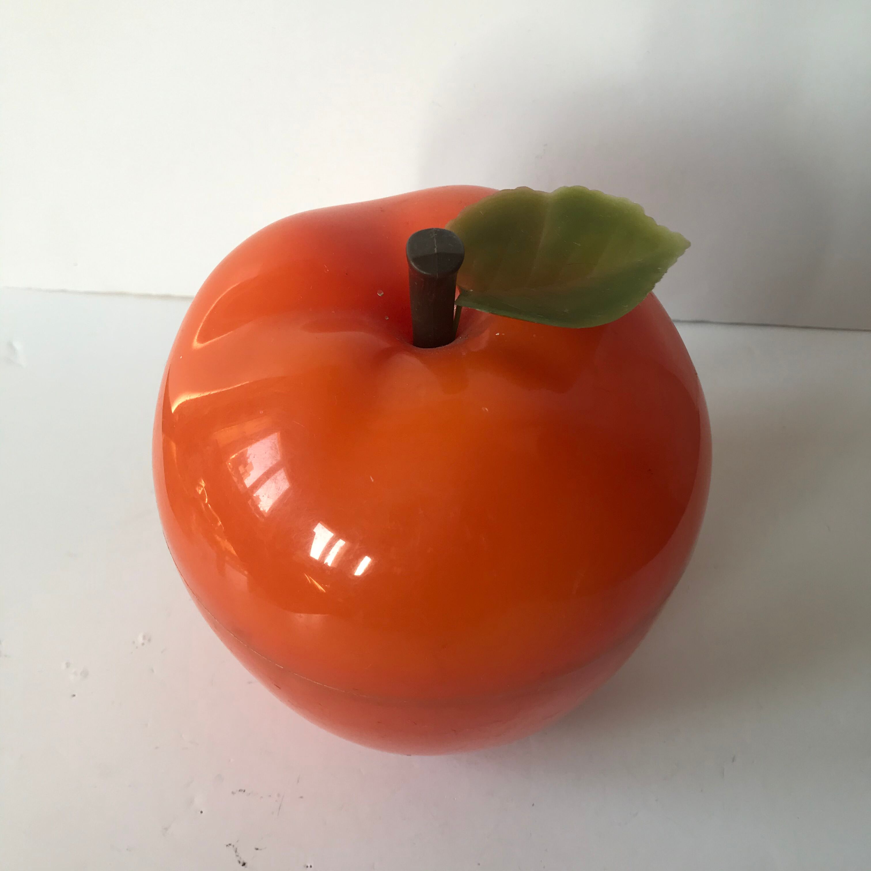 Ice bucket in orange apple shape