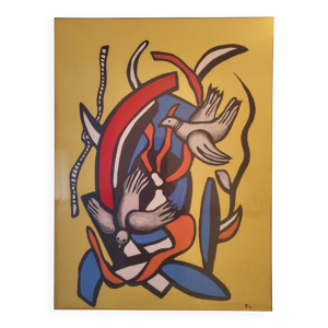Une Gouache fernand Léger