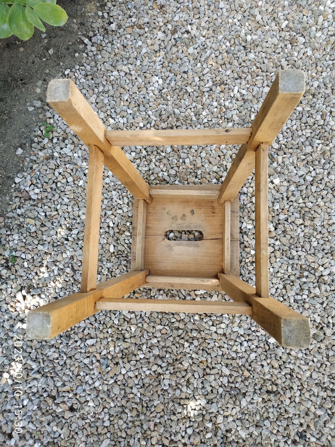 Wooden stool