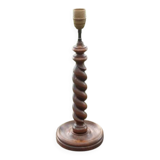 Art Deco twisted wood lamp. FREE DELIVERY