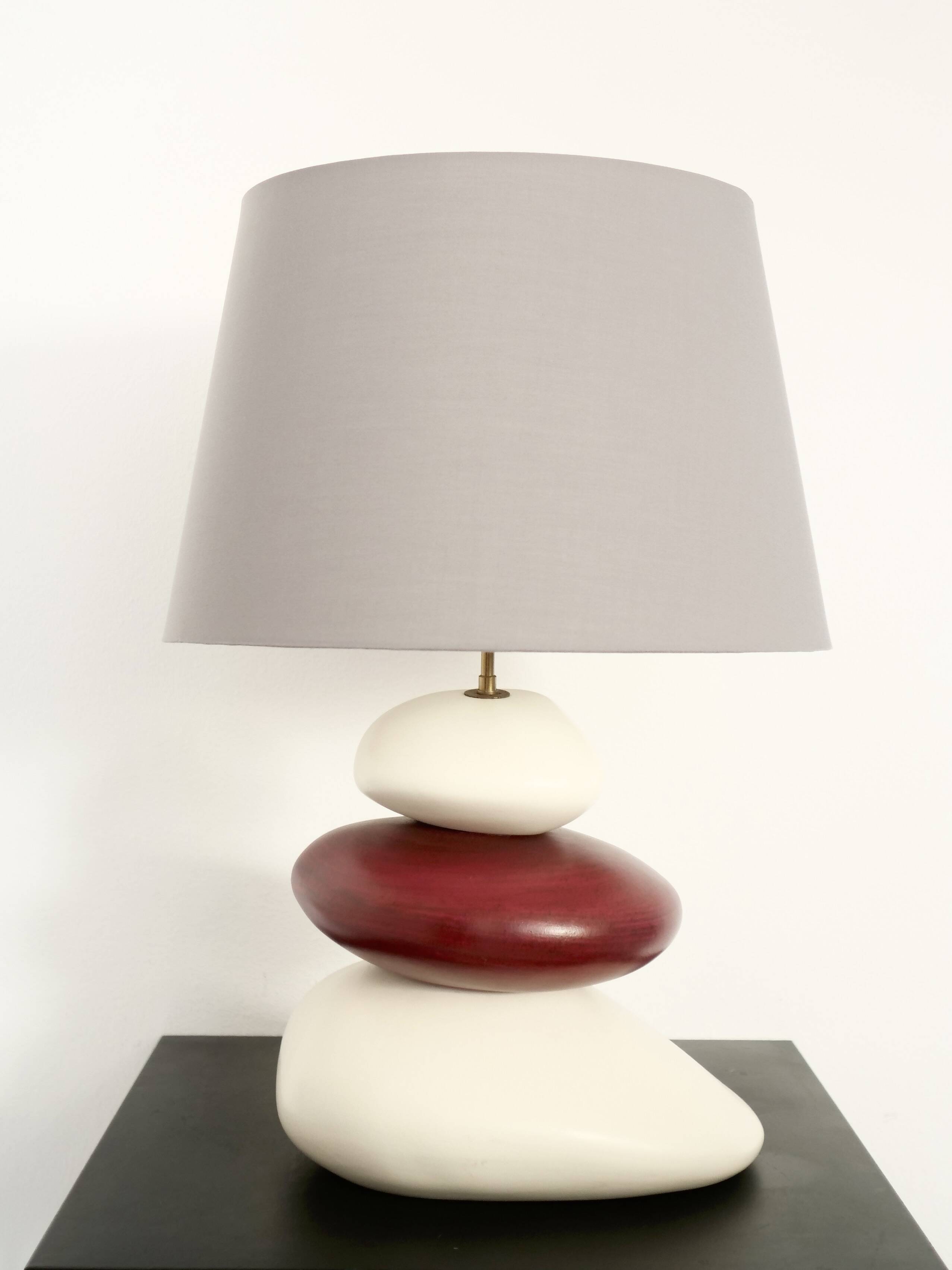 Decorative lamp François Chatain Pebble lamp 1980