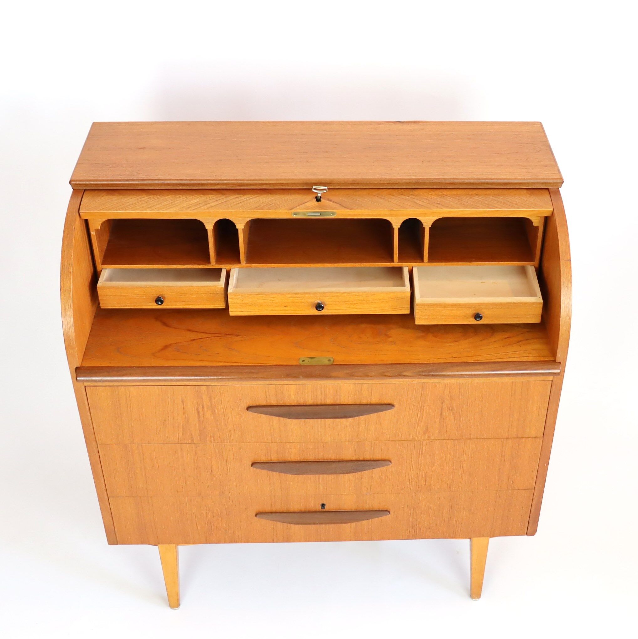 Secrétaire en teck scandinave